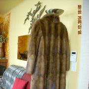 Manteau fourrure rat d'Amérique