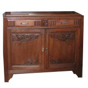 bas de vaisselier chêne