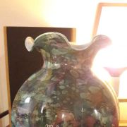 Vase en verre émaillé 