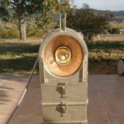 Ancien projecteur style manufacture avec petit compartiment 