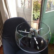 SUSPENSION EN VERRE 3 AMPOULES