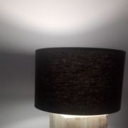 Lampe en bois massif