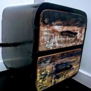 Table de Chevet Style industriel-retro