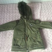 Manteau hiver kaki 2-3 ans