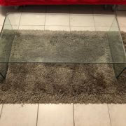 Table basse en verre