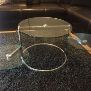 Table de salon en verre