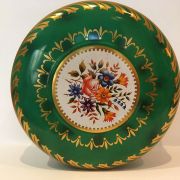 Boite ronde en métal vintage