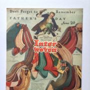 Publicité vintage - fête des pères - "The Inter Woven Company"