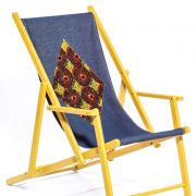 Chilienne revisitée tissu wax et denim #4 - Chillwax