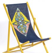 Chilienne revisitée tissu wax et denim #3 - Chillwax