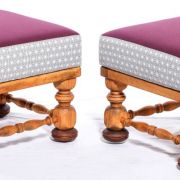 Duo de tabourets relookés - Ryad