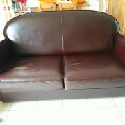  Canapé club en cuir 3 places ( STEED )