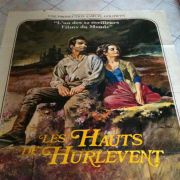 GRANDE AFFICHE de cinéma "Les Hauts de Hurlevent"