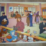 Affiche scolaire vintage