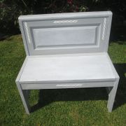 petit banc chêne, cérusé, fabrication artisanale 