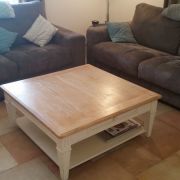 Table basse en chêne massif