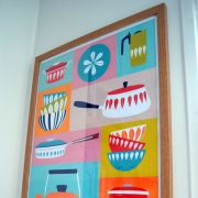 Affiche A2 cuisine, inspiration scandinave