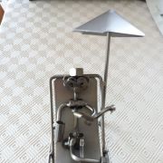 Personnage dans sa chaise longue