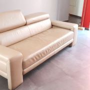 Ensemble Canapé, Fauteuil et Pouf