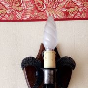  2 appliques en chêne