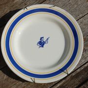 BISCUIT GONDOLO GIEN ASSIETTE PUBLICITAIRE