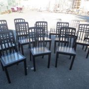 chaises bistrot années 50/60 relookées