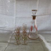 service à liqueur en cristal années 60/70