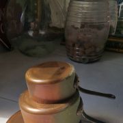 Lot casseroles cuivre