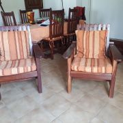 Fauteuils en teck massif