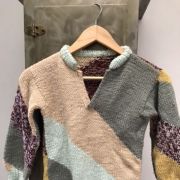 Tricot main, laine, enfant 5/8 ans