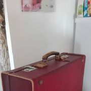 Valise bordeaux