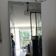 Grand miroir rectangulaire style vénicien