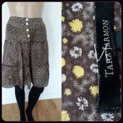 Tara Jarmon - jupe T38-100 % soie imprimé