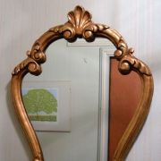 Miroir bois  doré