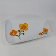 Plat en porcelaine 70s