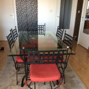 Ensemble salle à manger en fer forgé véritable 