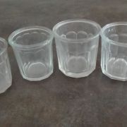 Lot de 4 Pots de confiture ancien