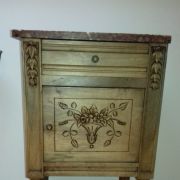 Chevet ou table d'appoint art déco avec marbre