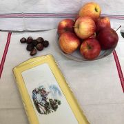 Plat à Cake Porcelaine Moulin des Loups