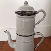Cafetière ancienne émaillée 1 Litre