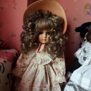 Poupée en Porcelaine Jenny Alberon 45cm TRÈS RARE