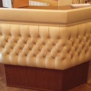 bar capitonné vintage