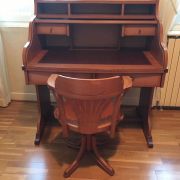 Ensemble bureau, chaise, étagères, armoire Gautier