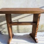 console art déco en noyer massif 