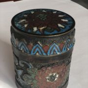 Boite à opium en émaux cloisonnés - CHINE 1910