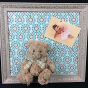 cadre patiné déco peluche