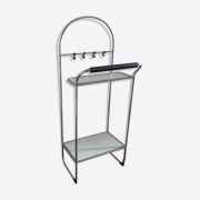 Ancien porte serviettes, meuble de rangement sale de bain