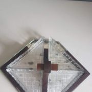 plateau apéritif art déco miroir 