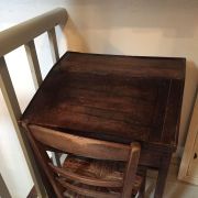 Ancien pupitre/écritoire en bois foncé 
