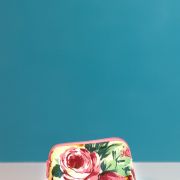 Magnifique petit porte monnaie fleuris 